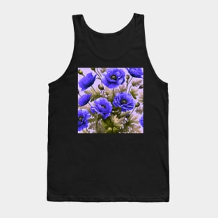 Poppy Flower Tank Top